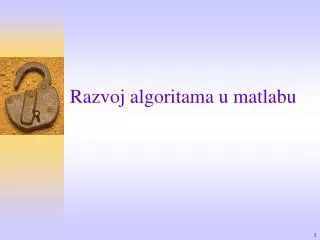 razvoj algoritama u matlabu