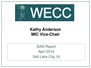 Kathy Anderson MIC Vice-Chair