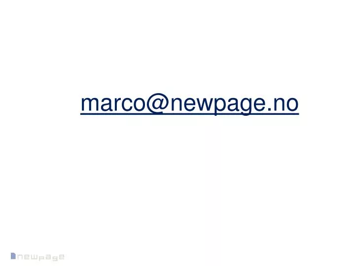 marco@newpage no