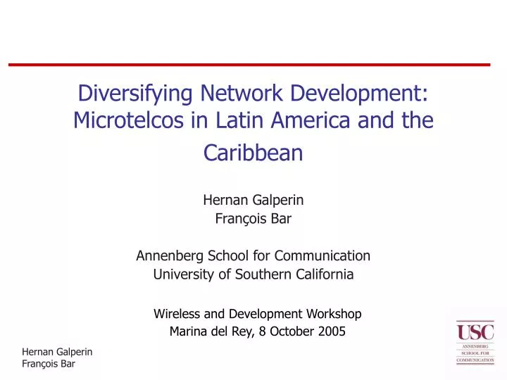 diversifying network development microtelcos in latin america and the caribbean
