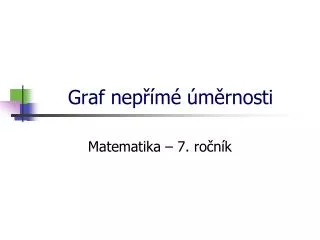 graf nep m m rnosti