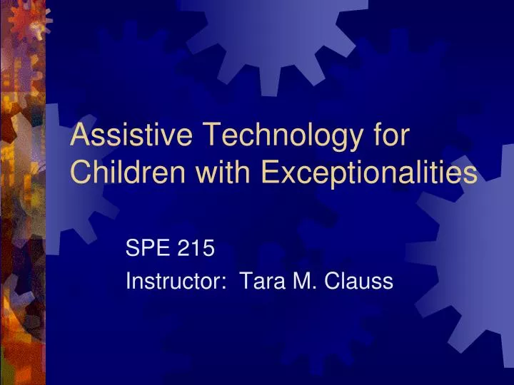 assistive technology for children with exceptionalities