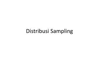 distribusi sampling