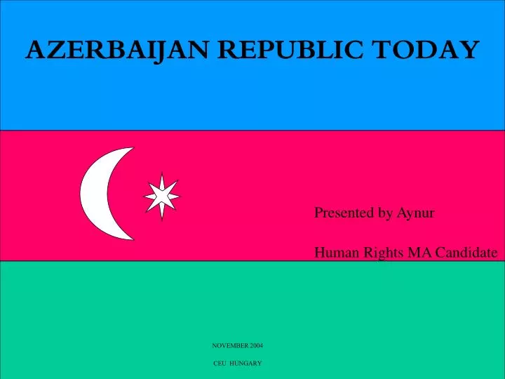 azerbaijan republic today