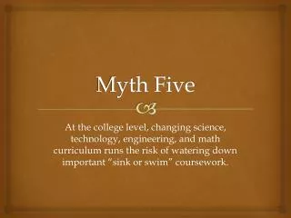 Myth Five