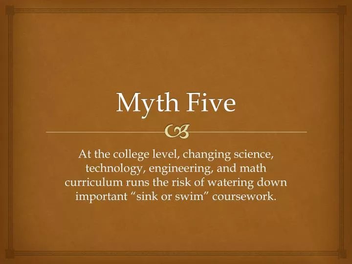 myth five