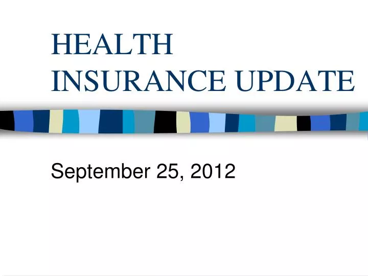 health insurance update