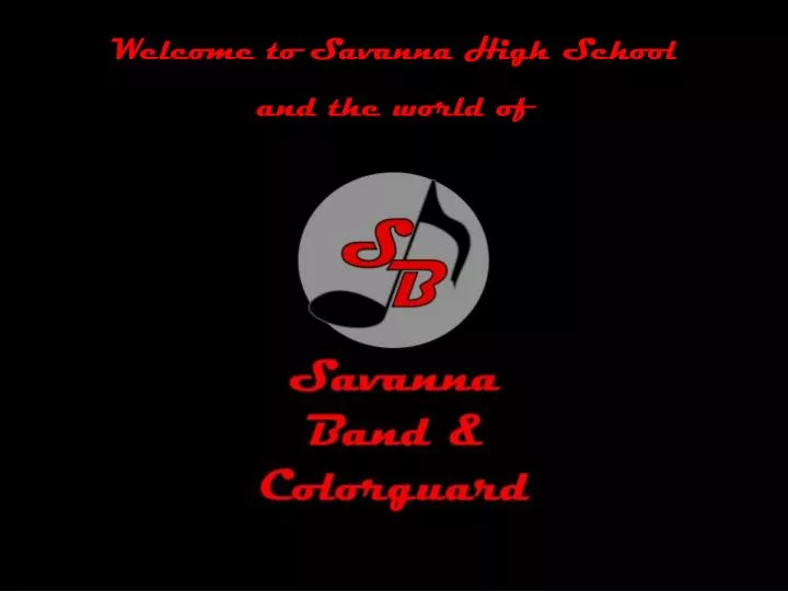 welcome to savanna high school and the world of