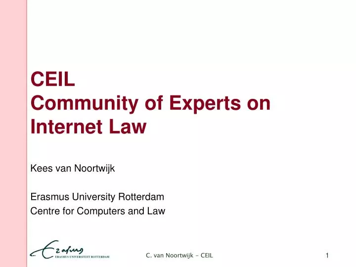 ceil community of experts on internet law