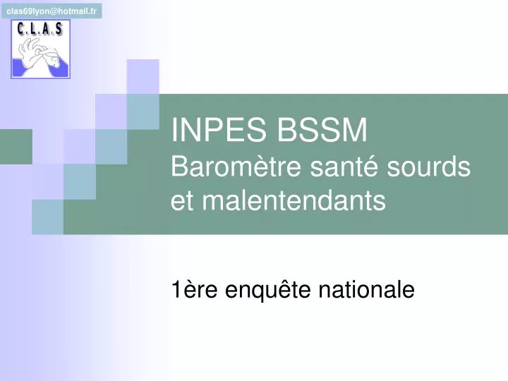 inpes bssm barom tre sant sourds et malentendants