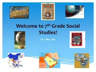Welcome to 7 th Grade Social Studies!