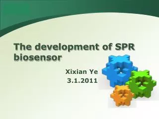 the development of spr biosensor