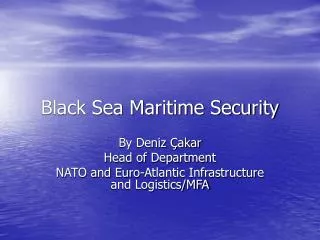 Black Sea Maritime Security
