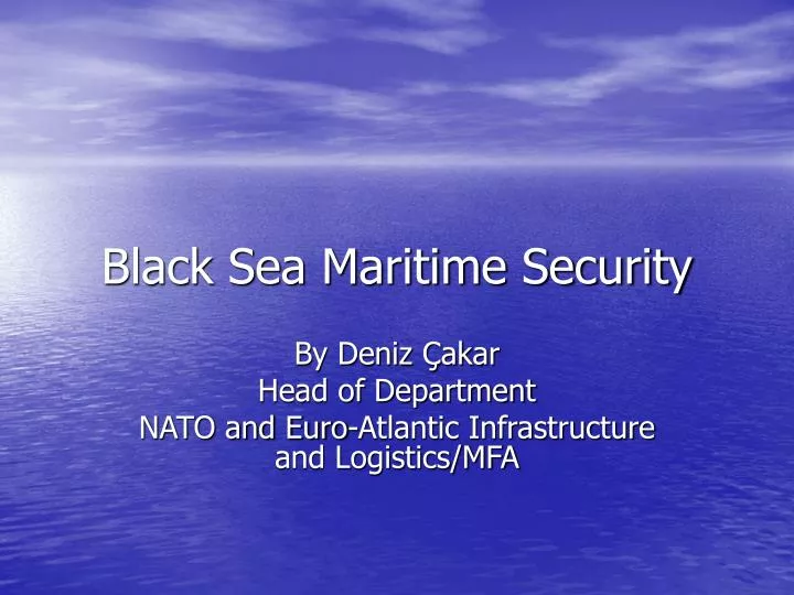 black sea maritime security