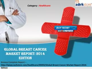 Aarkstore.com - Global Breast Cancer Market Report: 2014