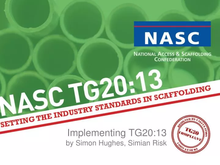 implementing tg20 13 by simon hughes simian risk
