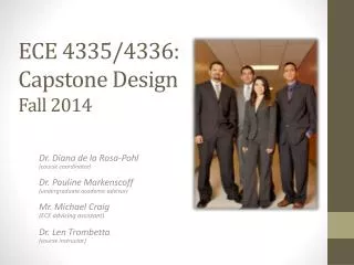 ECE 4335/4336: Capstone Design Fall 2014