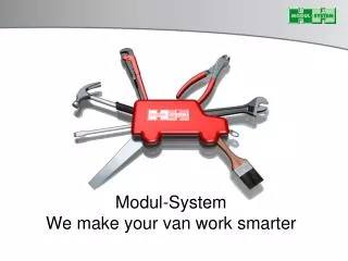 Modul-System We make your van work smarter