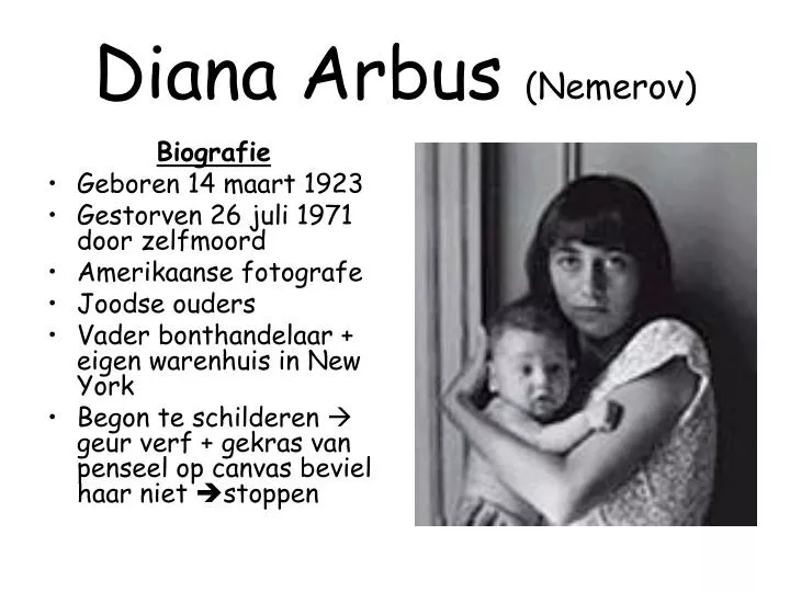 diana arbus nemerov