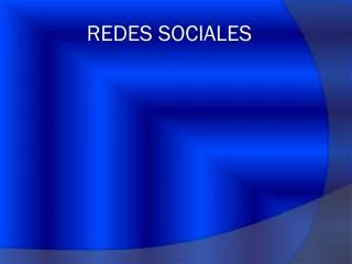 redes sociales