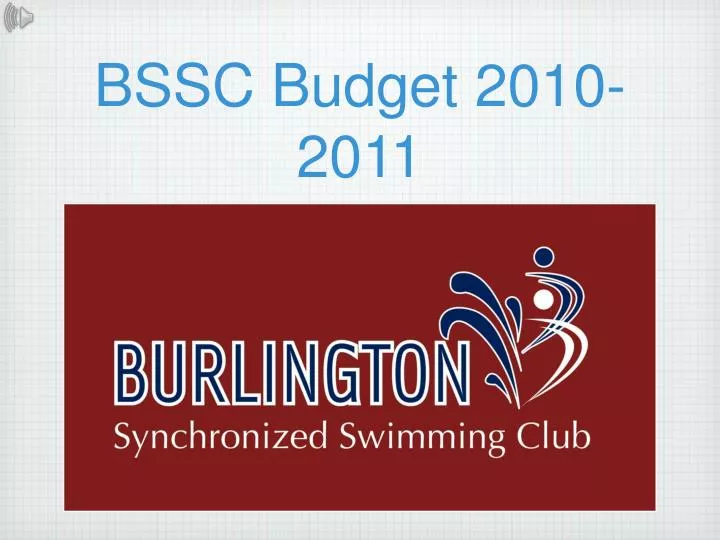 bssc budget 2010 2011