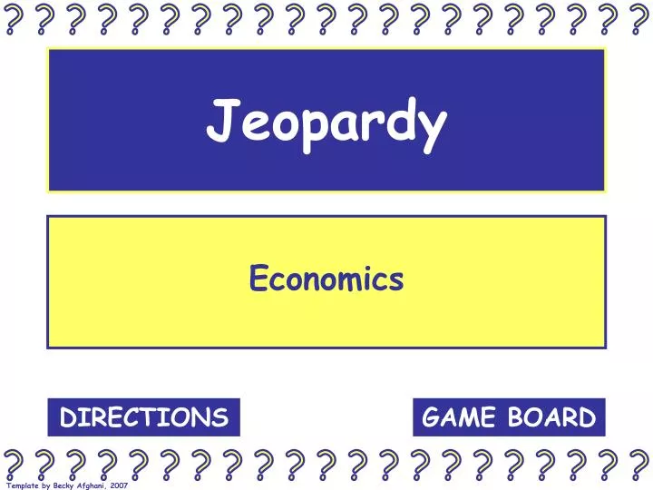 jeopardy