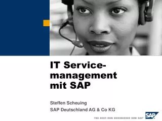 it service management mit sap