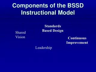 Components of the BSSD Instructional Model