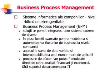 business process management