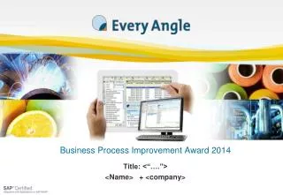 Business Process Improvement Award 2014