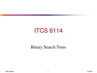 ITCS 6114