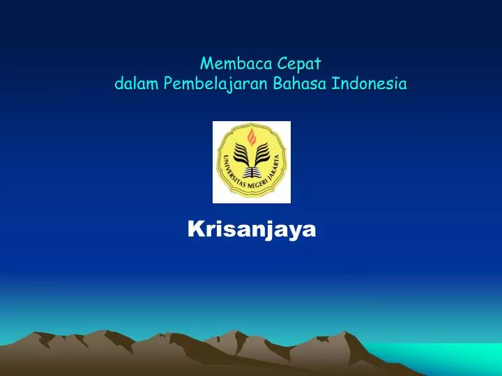 membaca cepat dalam pembelajaran bahasa indonesia