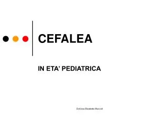 cefalea