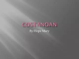 Costanoan