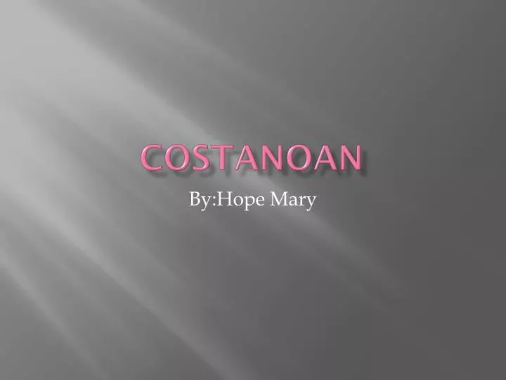 costanoan