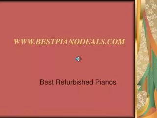 WWW.BESTPIANODEALS.COM