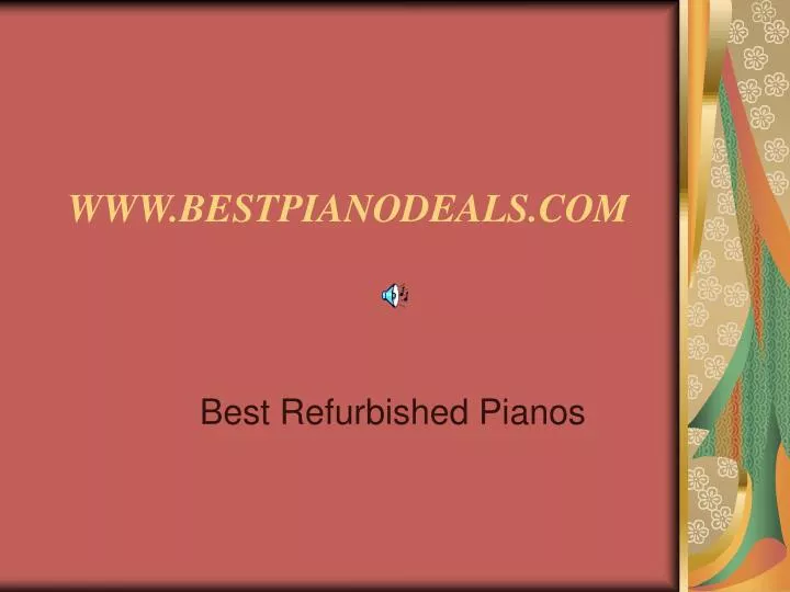 www bestpianodeals com