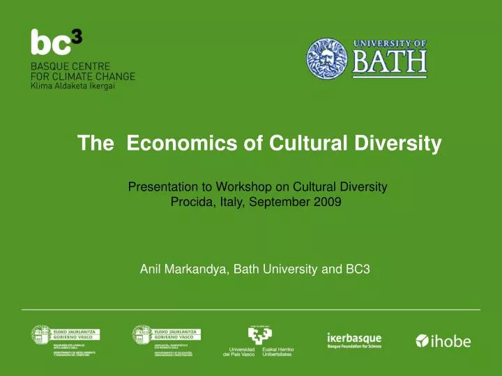 the economics of cultural diversity