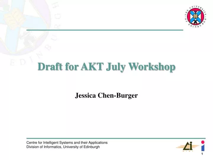 draft for akt july workshop