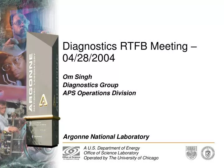 diagnostics rtfb meeting 04 28 2004