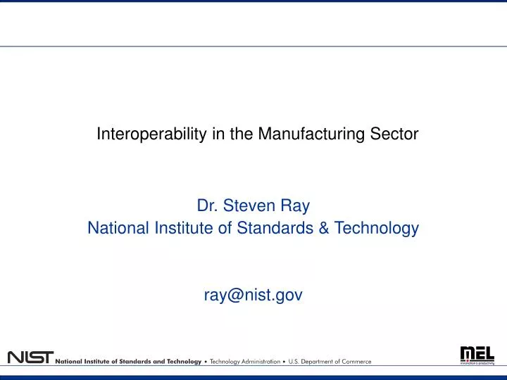interoperability in the manufacturing sector
