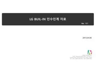 lg buil in