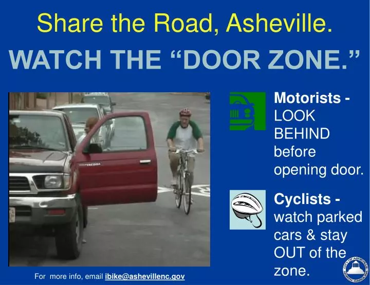 share the road asheville watch the door zone