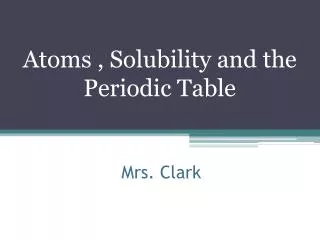 mrs clark
