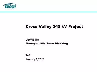 Cross Valley 345 kV Project