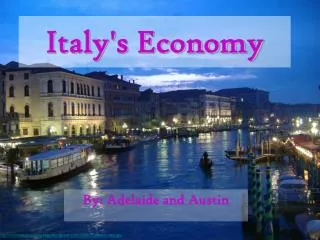 Italy's Economy
