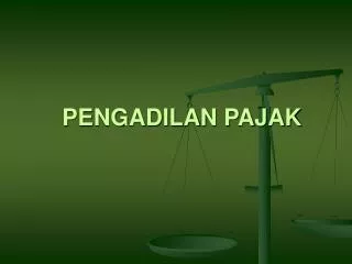 pengadilan pajak