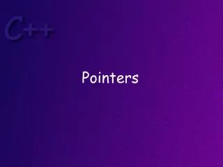 Pointers