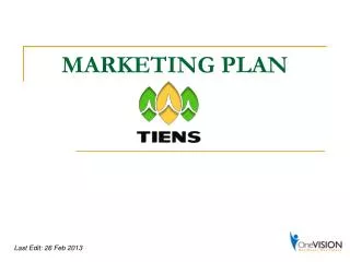 marketing plan