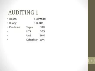 auditing 1